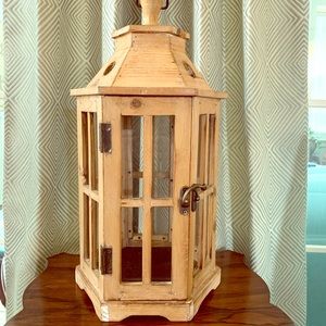 Wooden Lantern 20inches tall